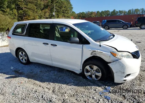 2014 Toyota Sienna from USA, damaged, VIN 5TDZK3DC2ES455248